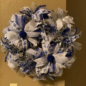 28” diameter 11” depth Winter/Christmas wreath